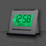 Acctim Apex alarm clock silver, imported from the UK