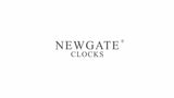 Newgate Clocks Pluto retro sunburst wall clock 65cm (British brand)