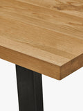 John Lewis Calia 3-seater solid oak dining bench - British product
