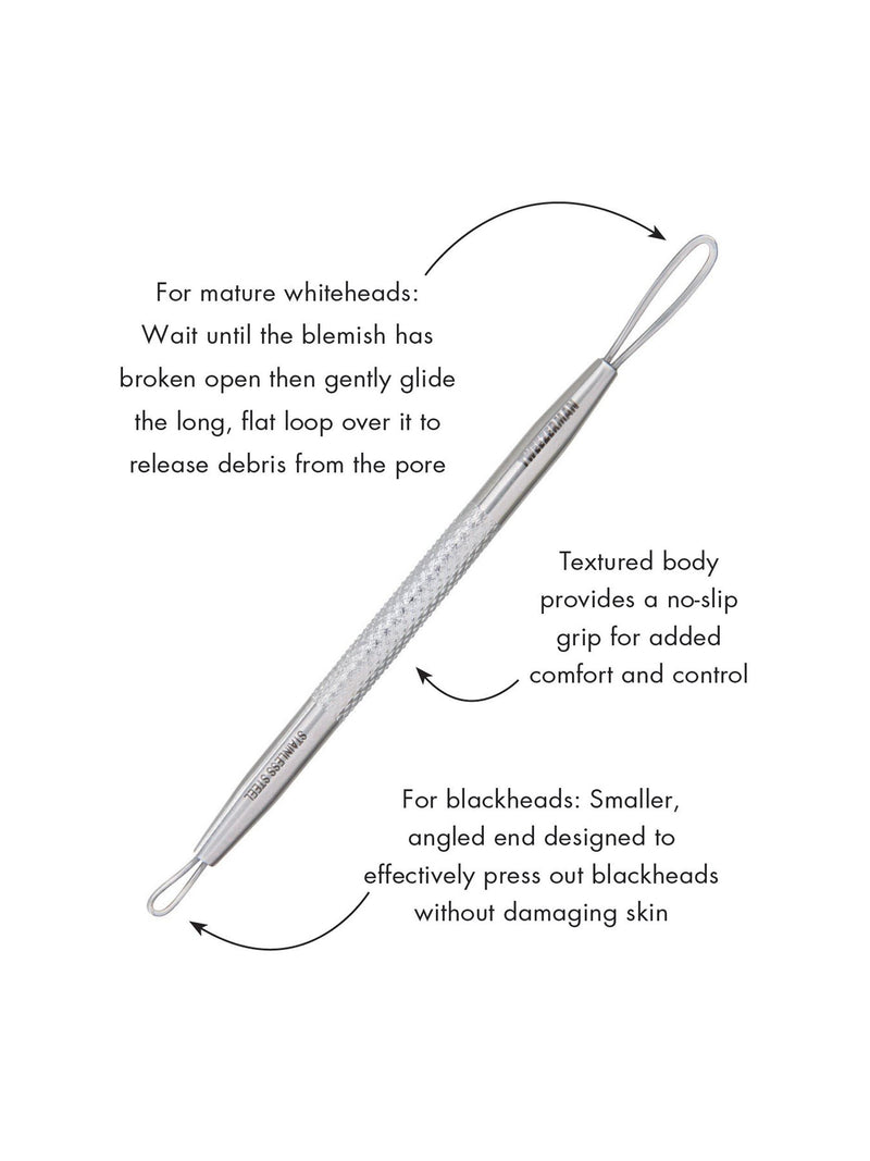 Tweezerman blackhead remover skincare tool, imported from the UK