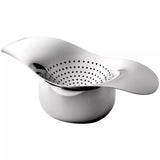 John Lewis Robert Welch Drift Stainless Steel Tea Strainer and Bowl- Buy online at McGrocer