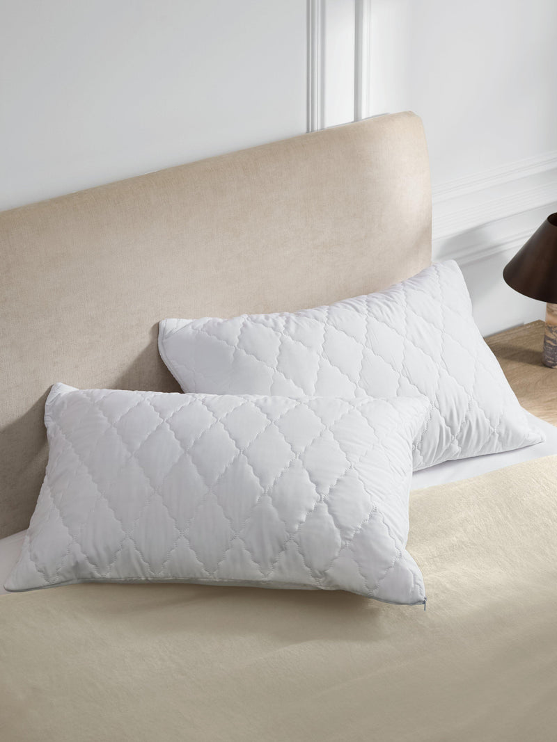 John Lewis standard quilted pillow protector pair, UK version
