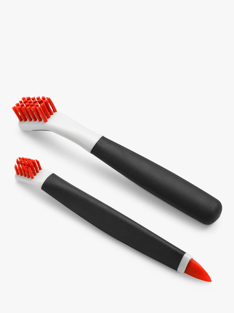 OXO Deep Clean Brush Set in orange, imported from the UK