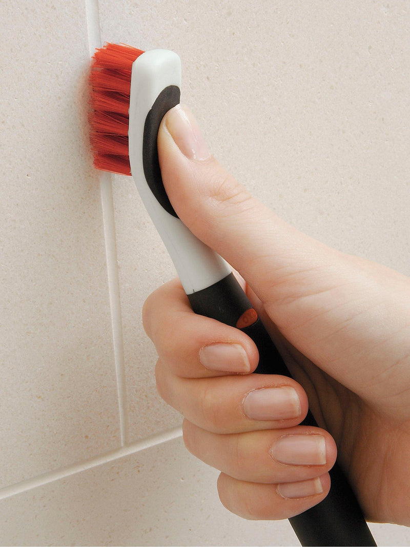 OXO Deep Clean Brush Set in orange, imported from the UK
