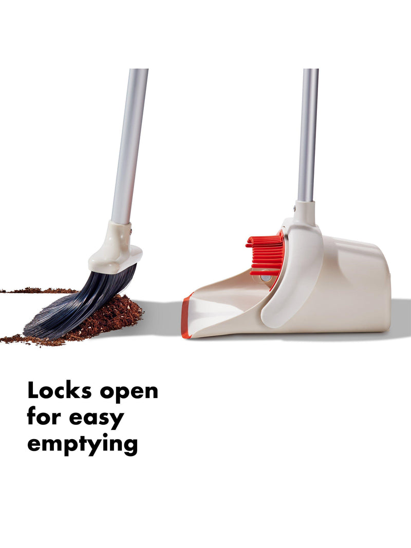 OXO Upright Sweep Set - dustpan and brush, imported from the UK