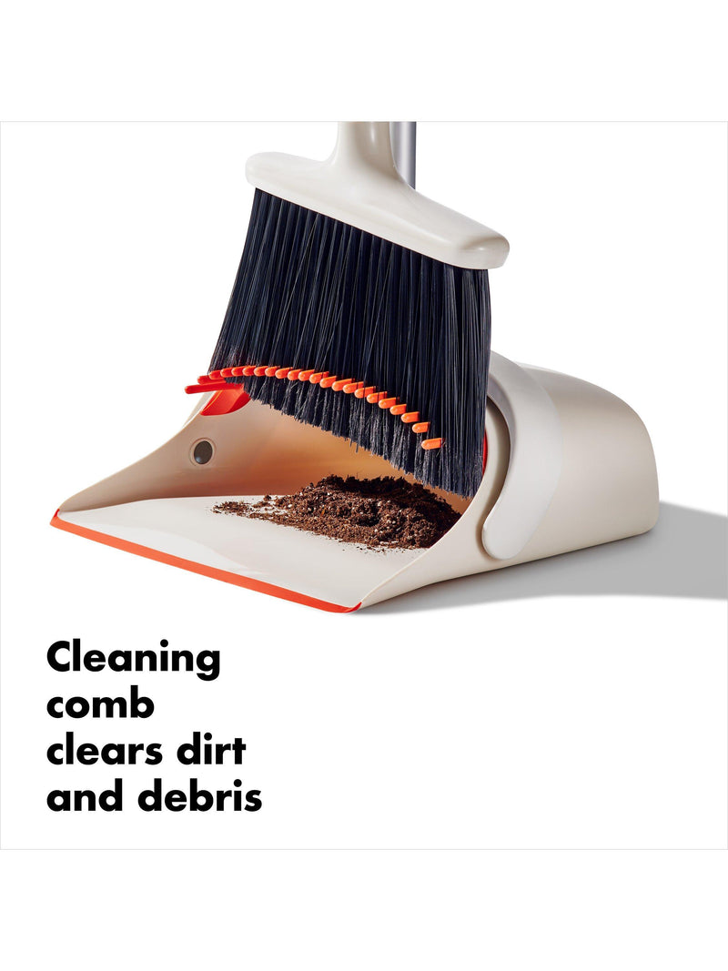 OXO Upright Sweep Set - dustpan and brush, imported from the UK