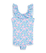 Harrods Louise Misha Floral Ruffle-Trim Andrea Children's Swimsuit 24 Months- Buy online at McGrocer