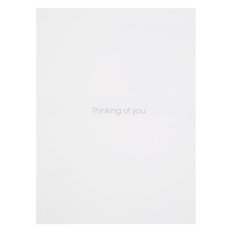 Woodmansterne sympathy card Thinking Hellebore, imported from the UK