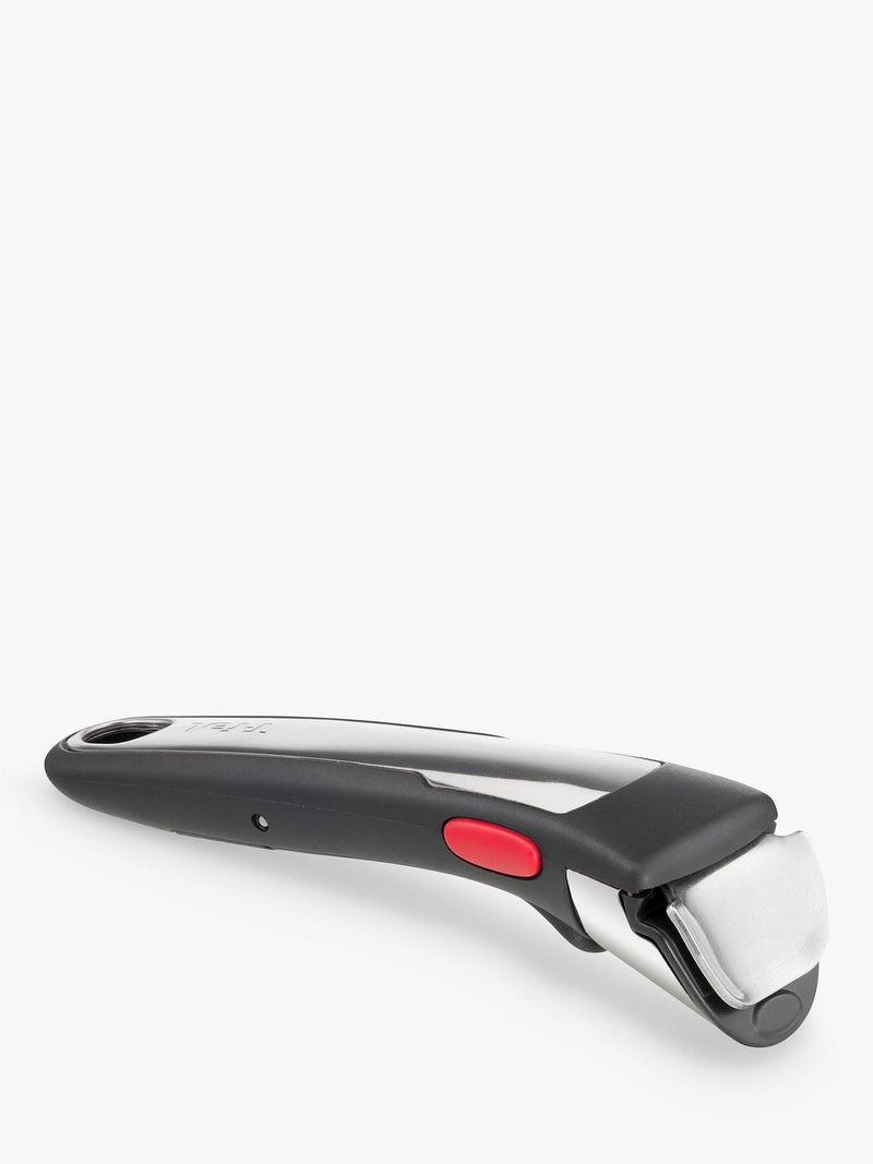 Tefal removable cookware handle with bakelite and stainless steel, black (British brand)