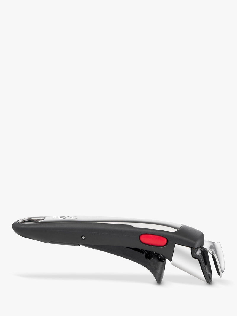 Tefal removable cookware handle with bakelite and stainless steel, black (British brand)