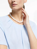 Lido Pearls extra large freshwater pearl necklace white (British brand)