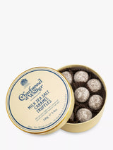 John Lewis Sea Salt Caramel Milk Chocolate Truffles in Gift Box 240g- Buy online at McGrocer