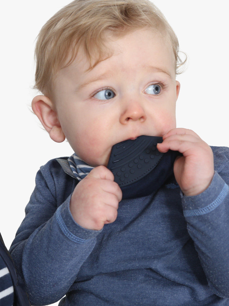 Cheeky Chompers teething dribble bib Preppy Stripes - British product