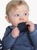 Cheeky Chompers teething dribble bib Preppy Stripes - British product