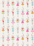 Children's Wallpaper with Friends Holding Hands Print