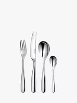 John Lewis Robert Welch Stanton Bright Stainless Steel Cutlery Set, 24 Piece, 6 Place Settings- Buy online at McGrocer