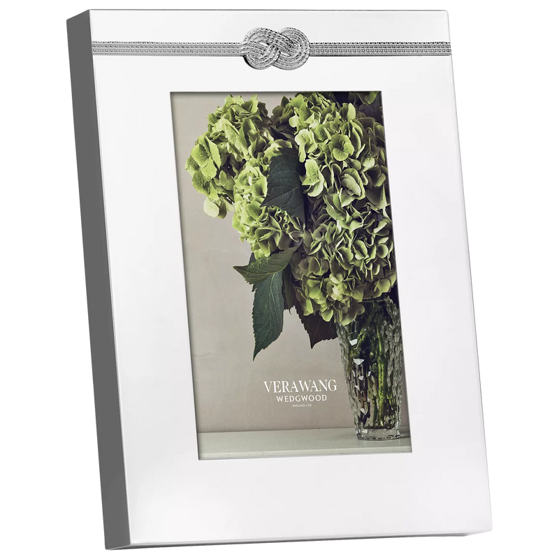 Vera Wang Infinity photo frame 4x6 silver, imported from the UK