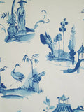 Osborne & Little Palais Chinois wallpaper with Chinoiserie scene, imported from the UK