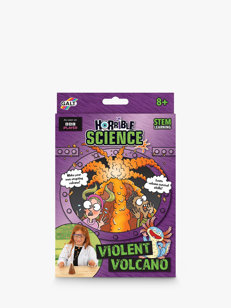 Horrible Science Violent Volcano science experiment kit with safety goggles, UK version