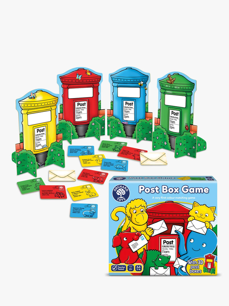 Orchard Toys Post Box Game colour matching game, UK version
