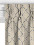 John Lewis Ellewood Knot made to measure curtains in denim (British brand)