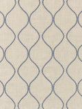 John Lewis Ellewood Knot made to measure curtains in denim (British brand)