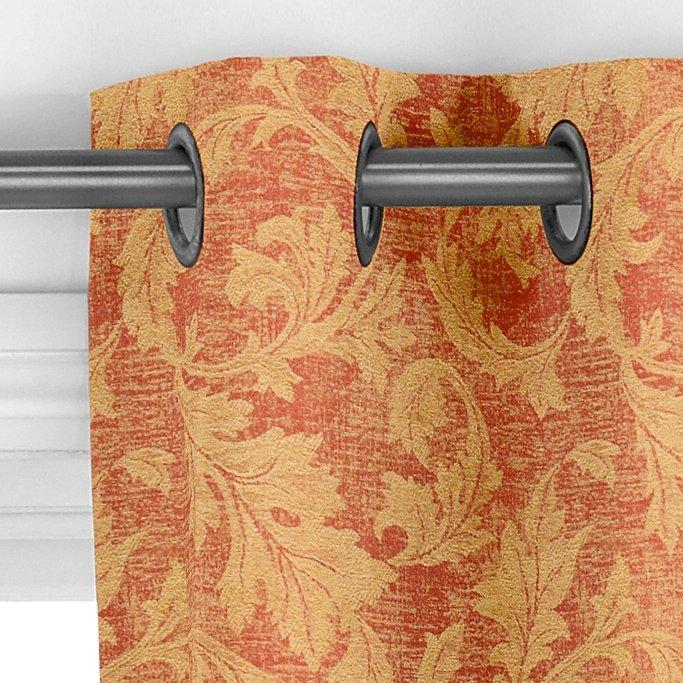 John Lewis Romance red made-to-measure curtain fabric (British brand)