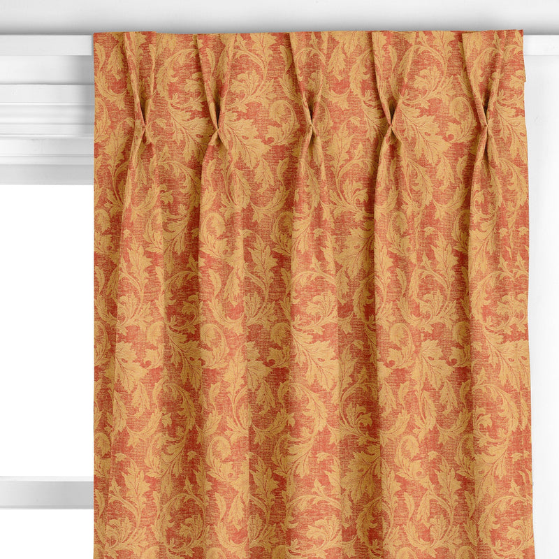 John Lewis Romance red made-to-measure curtain fabric (British brand)