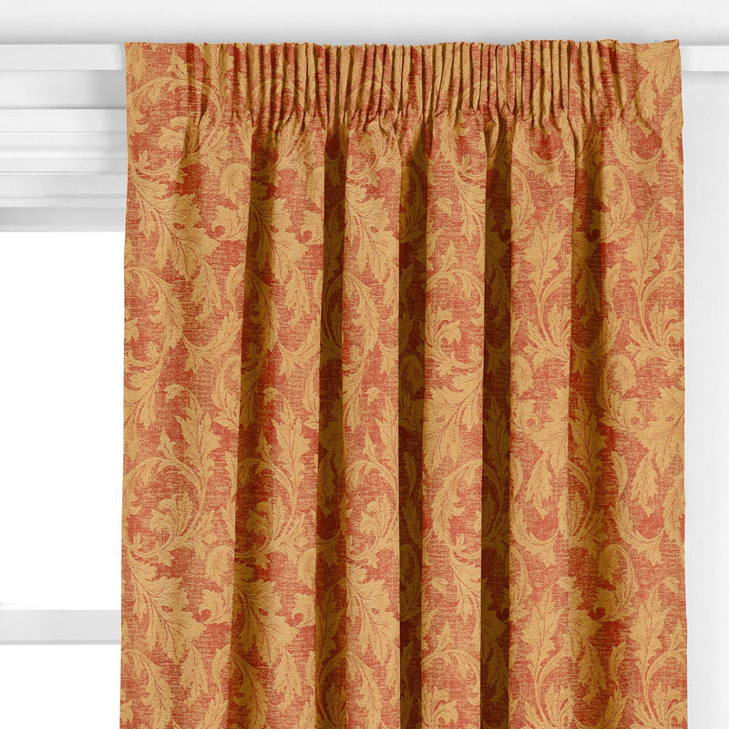 John Lewis Romance red made-to-measure curtain fabric (British brand)