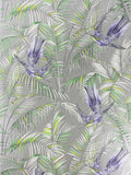 Matthew Williamson sunbird wallpaper featuring exotic bird and foliage pattern, imported from the UK