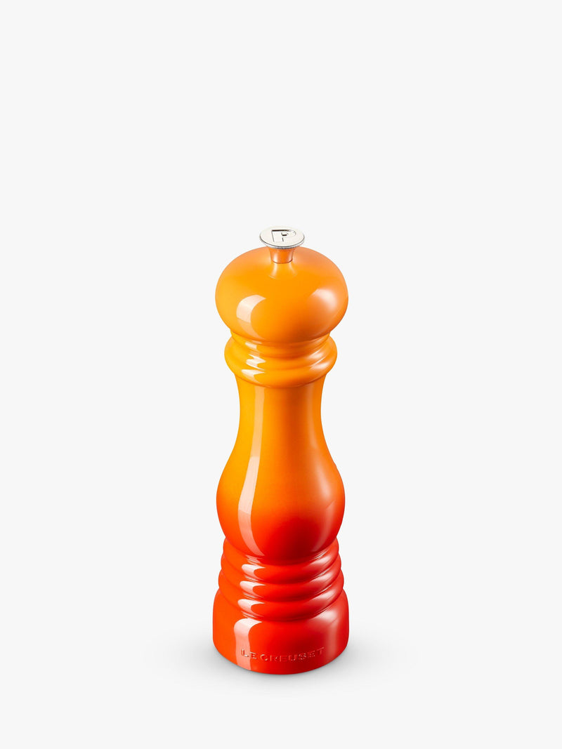 Le Creuset classic bamboo pepper mill with ceramic grinder, UK version