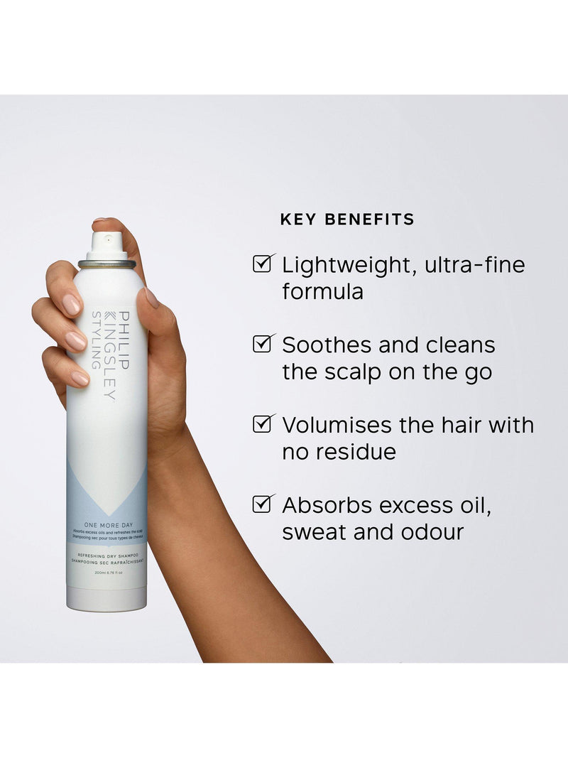 Philip Kingsley One More Day Dry Shampoo 200ml, imported from the UK