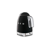 Smeg toaster and kettle set in black, UK version