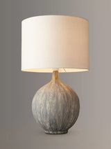 John Lewis John Lewis Ebony Ceramic Table Lamp (H45cm)- Buy online at McGrocer