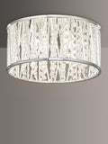 John Lewis crystal ceiling light with beads and chrome (British brand)