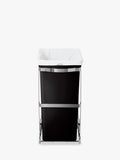 Simplehuman pull-out bin heavy duty steel frame 30L, UK version