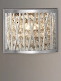 John Lewis crystal drum wall light chrome finish, imported from the UK