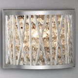 John Lewis crystal drum wall light chrome finish, imported from the UK