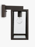 John Lewis Louvre outdoor glass lantern coffee finish, imported from the UK