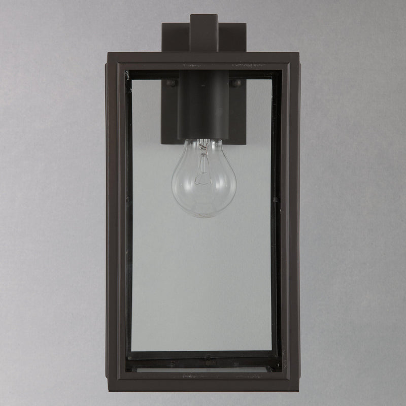 John Lewis Louvre outdoor glass lantern coffee finish, imported from the UK