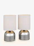 John Lewis Lucy touch table lamps, imported from the UK