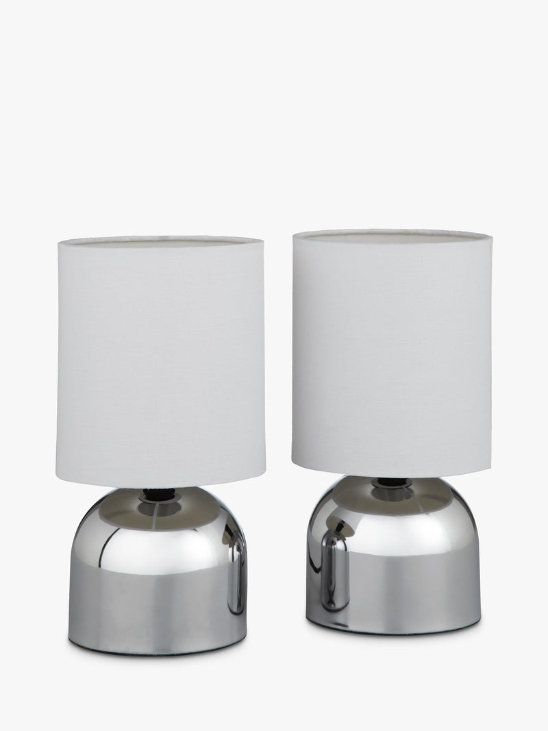 John Lewis Lucy touch table lamps, imported from the UK