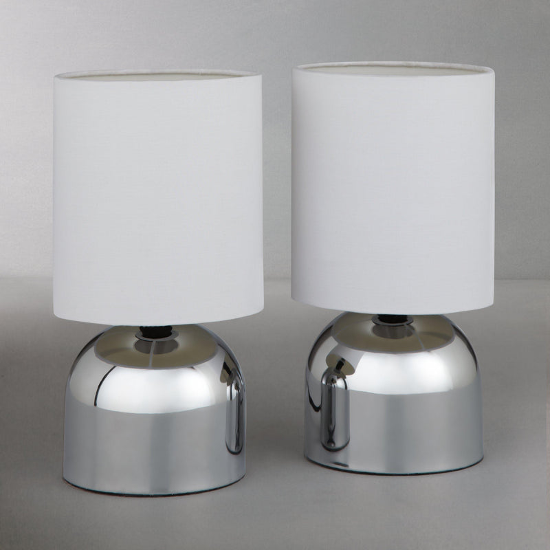 John Lewis Lucy touch table lamps, imported from the UK