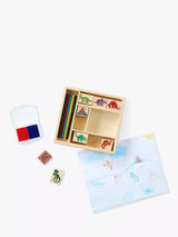 John Lewis Melissa & Doug Dinosaur Stamp Set Craft Kit- Buy online at McGrocer