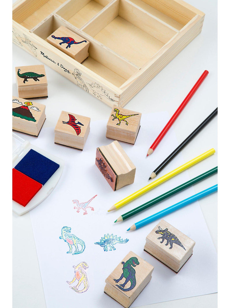 Melissa & Doug dinosaur stamp set craft kit - British product