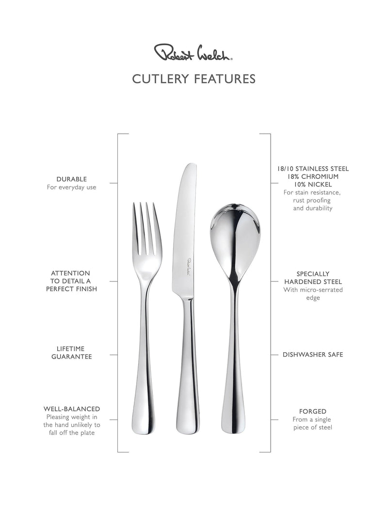 Robert Welch Malvern stainless steel serving spoon, 25.2cm (British brand)