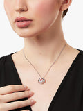 Jools by Jenny Brown Infinity Circles pendant rhodium - British product