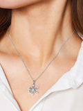 Jools by Jenny Brown snowflake pendant cubic zirconia chain 16 inches - British product