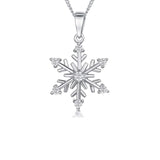 Jools by Jenny Brown snowflake pendant cubic zirconia chain 16 inches - British product