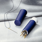Prym Needle Twister blue plastic needle holder - British product